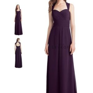 Bill Levkoff 1122 Plum Bridesmaid Dress 10